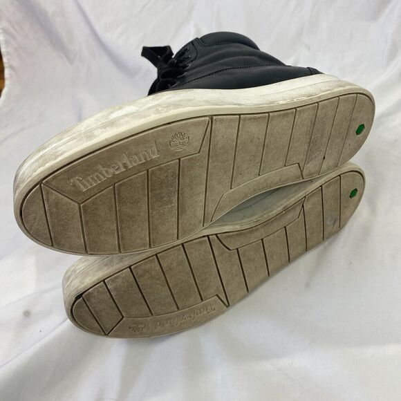 Timberland Mayliss 6-inch Platform Sneaker Boots Women Size 7 Black Leather - Picture 9 of 11